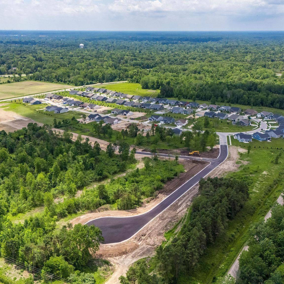 Diamond View Farms aerial view — Midland, Michigan